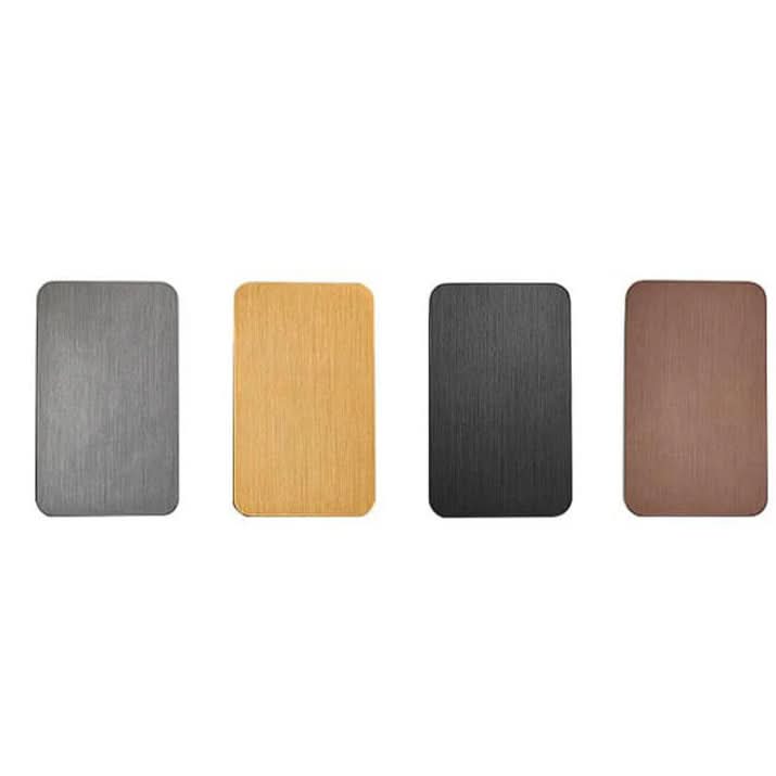 Applique LED rettangolare in alluminio minimalista nordico