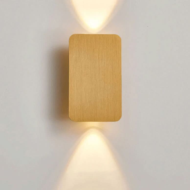 Applique LED rettangolare in alluminio minimalista nordico