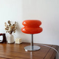 Lampada da Tavolo Bauhaus di Metà Secolo con Doppio Strato