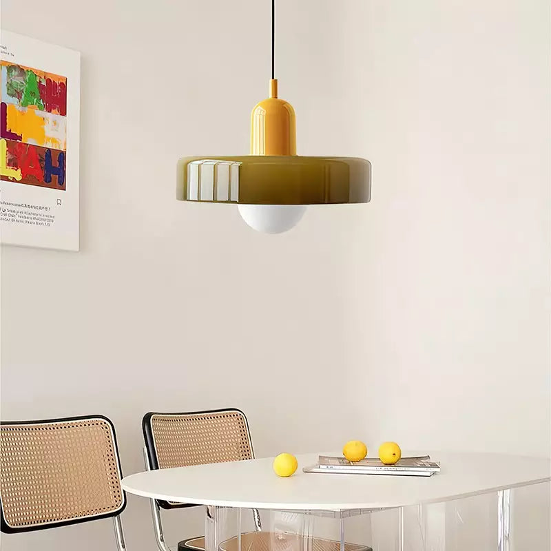 Lampada a sospensione in vetro design Bauhaus – Artistica, Moderna e Senza Tempo
