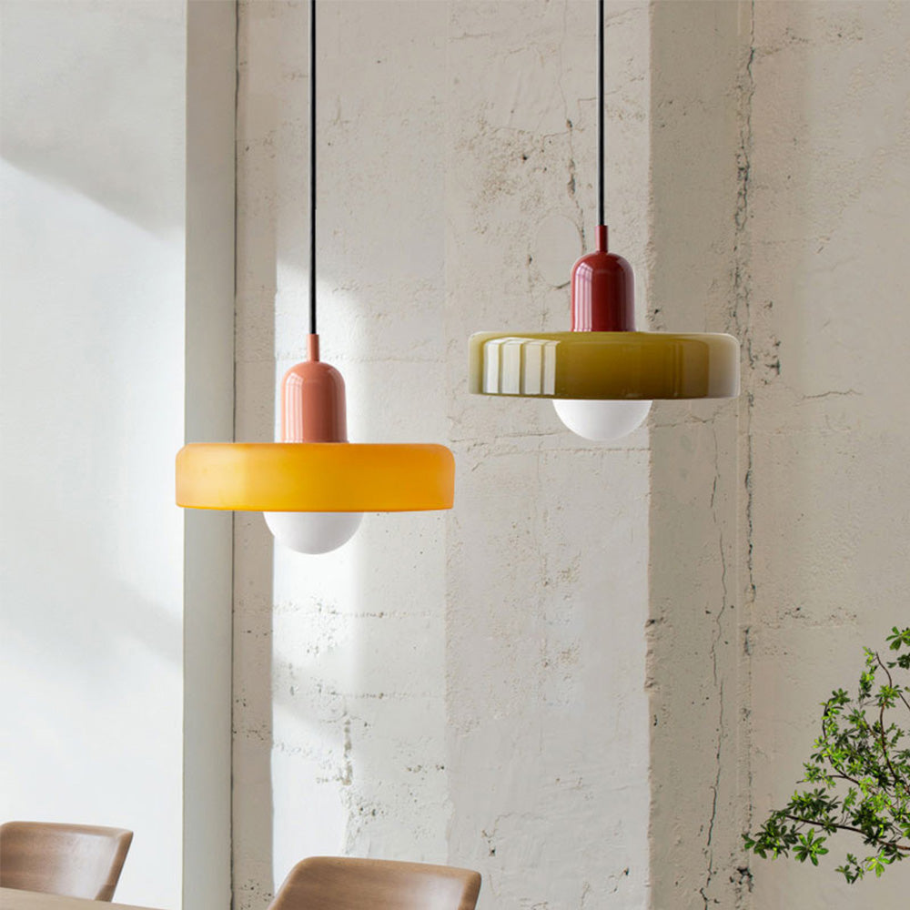 Lampada a sospensione in vetro design Bauhaus – Artistica, Moderna e Senza Tempo