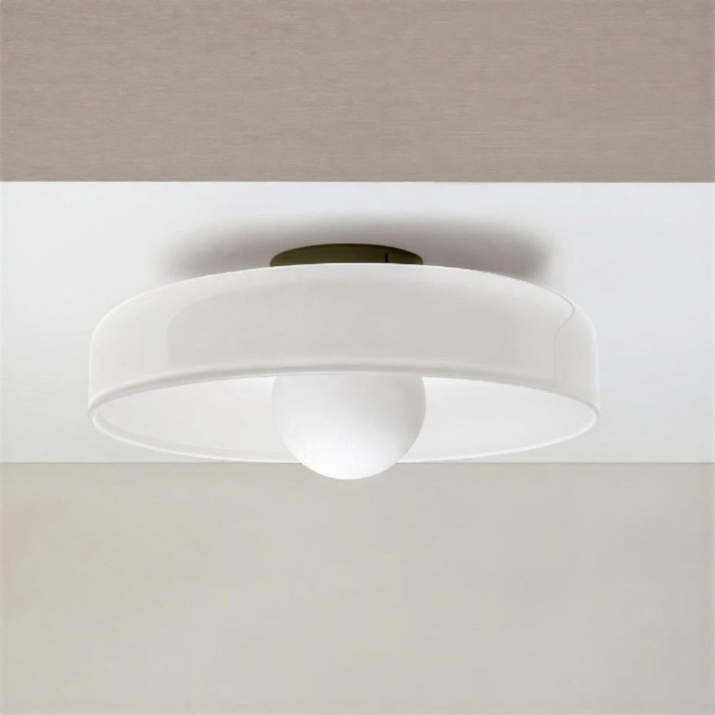 Lampada da soffitto rotonda Bauhaus con stile decorativo