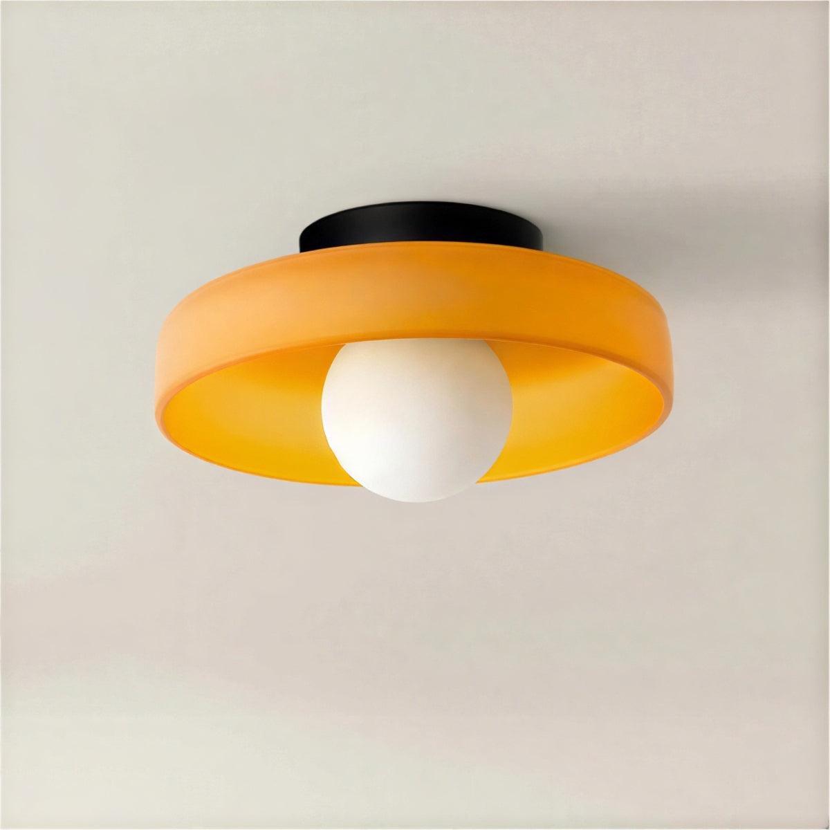 Lampada da soffitto rotonda Bauhaus con stile decorativo