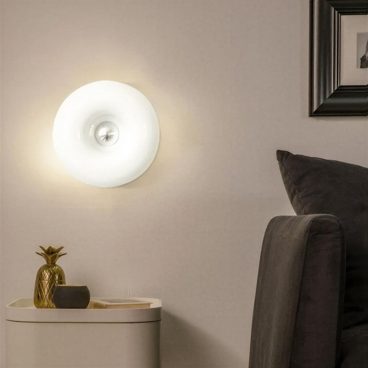 Lampada da Parete e Tavolo Bauhaus con Design a Ciambella