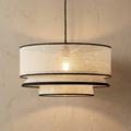 Amoreva – Lampadario Giapponese Wabi Sabi Beige Fatto a Mano