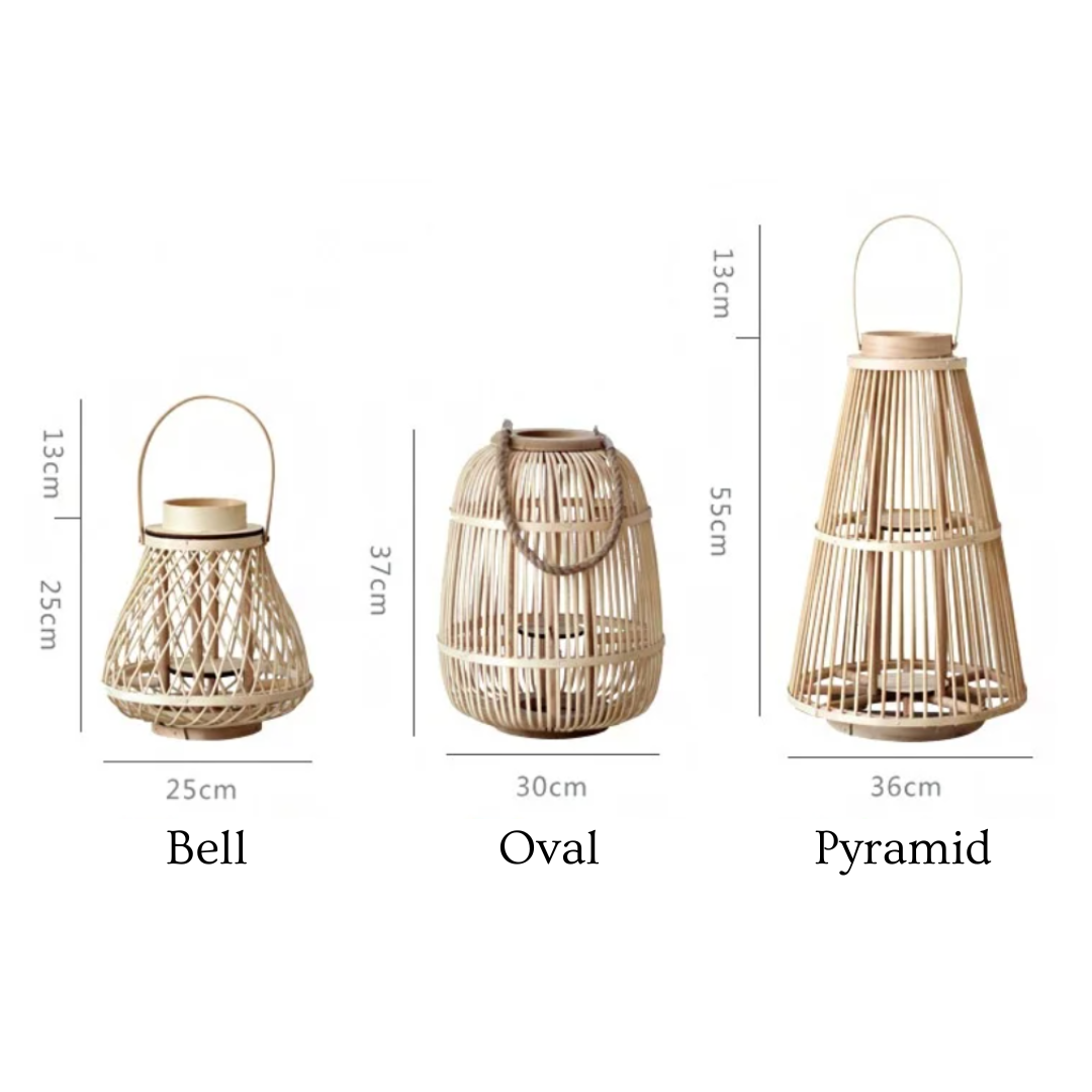 Lanterna in Rattan