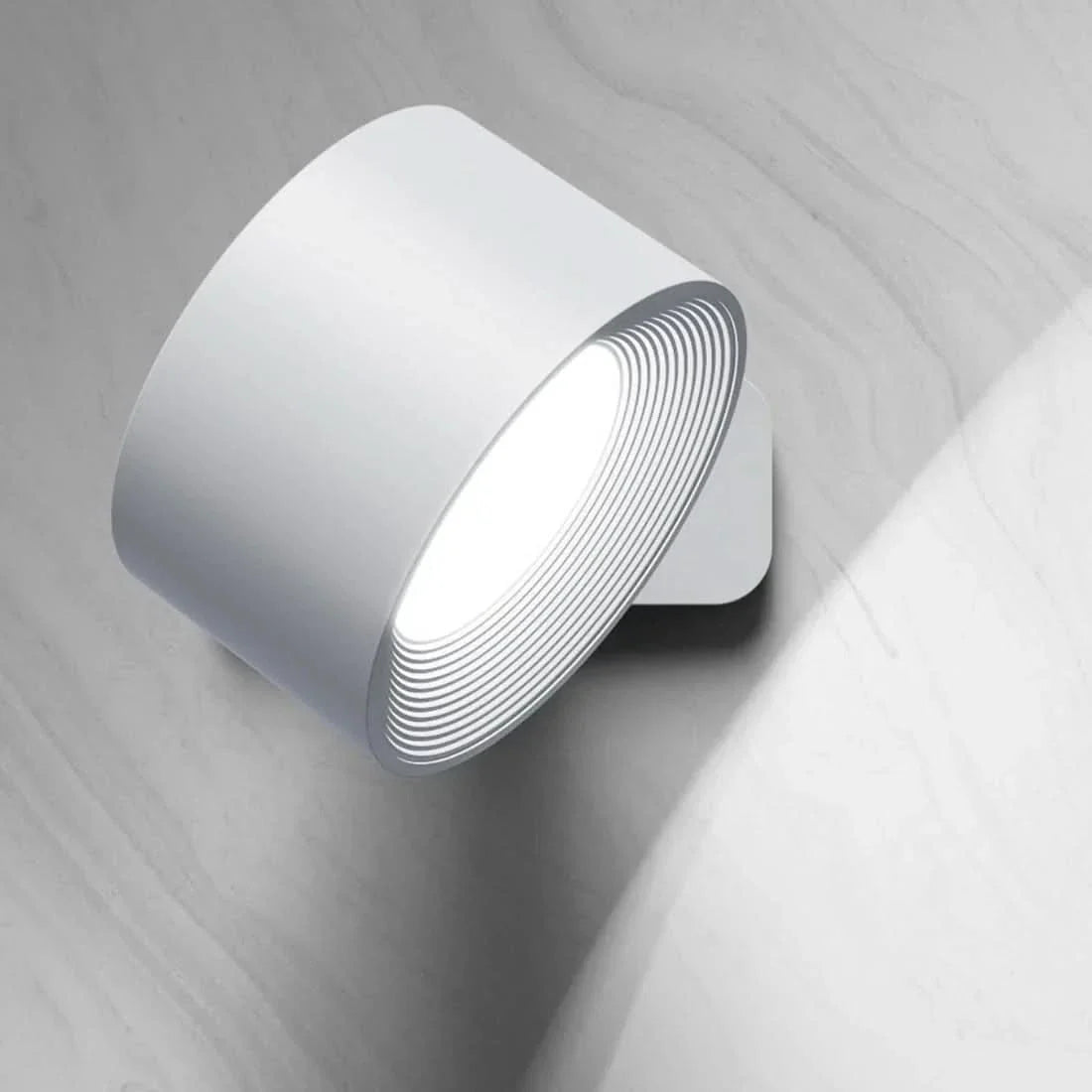 GLOW360 – Lampada da parete LED wireless e rotante