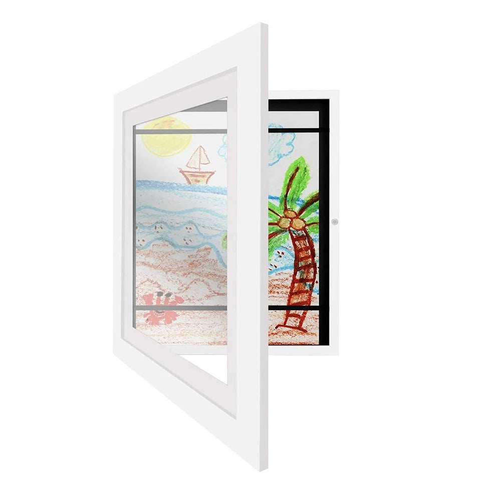 Cornice per immagini | Cambia opere d'arte rapidamente | Chiusura magnetica, apertura frontale | FrameJoy