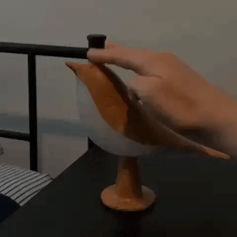 Lampada Regolabile a Forma di Uccello | Diffusore di Aroma Portatile con Illuminazione Personalizzabile per Relax e Lettura