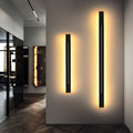 Lampada a LED da Parete | Sconces Interno Verticale Moderno Nero