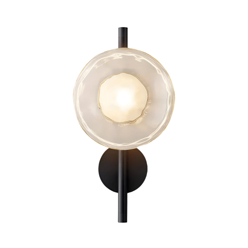 Noreva | Applique in Vetro Scultoreo con LED Integrato per Illuminazione Interni Moderni