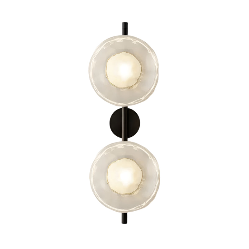 Noreva | Applique in Vetro Scultoreo con LED Integrato per Illuminazione Interni Moderni