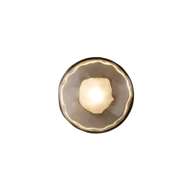 Noreva | Applique in Vetro Scultoreo con LED Integrato per Illuminazione Interni Moderni