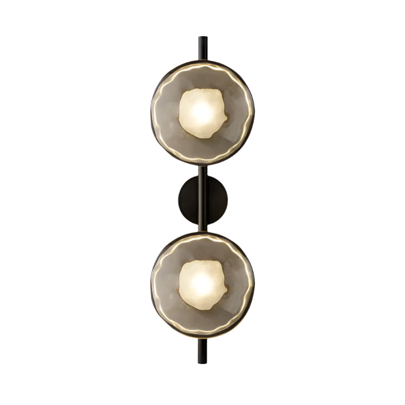 Noreva | Applique in Vetro Scultoreo con LED Integrato per Illuminazione Interni Moderni