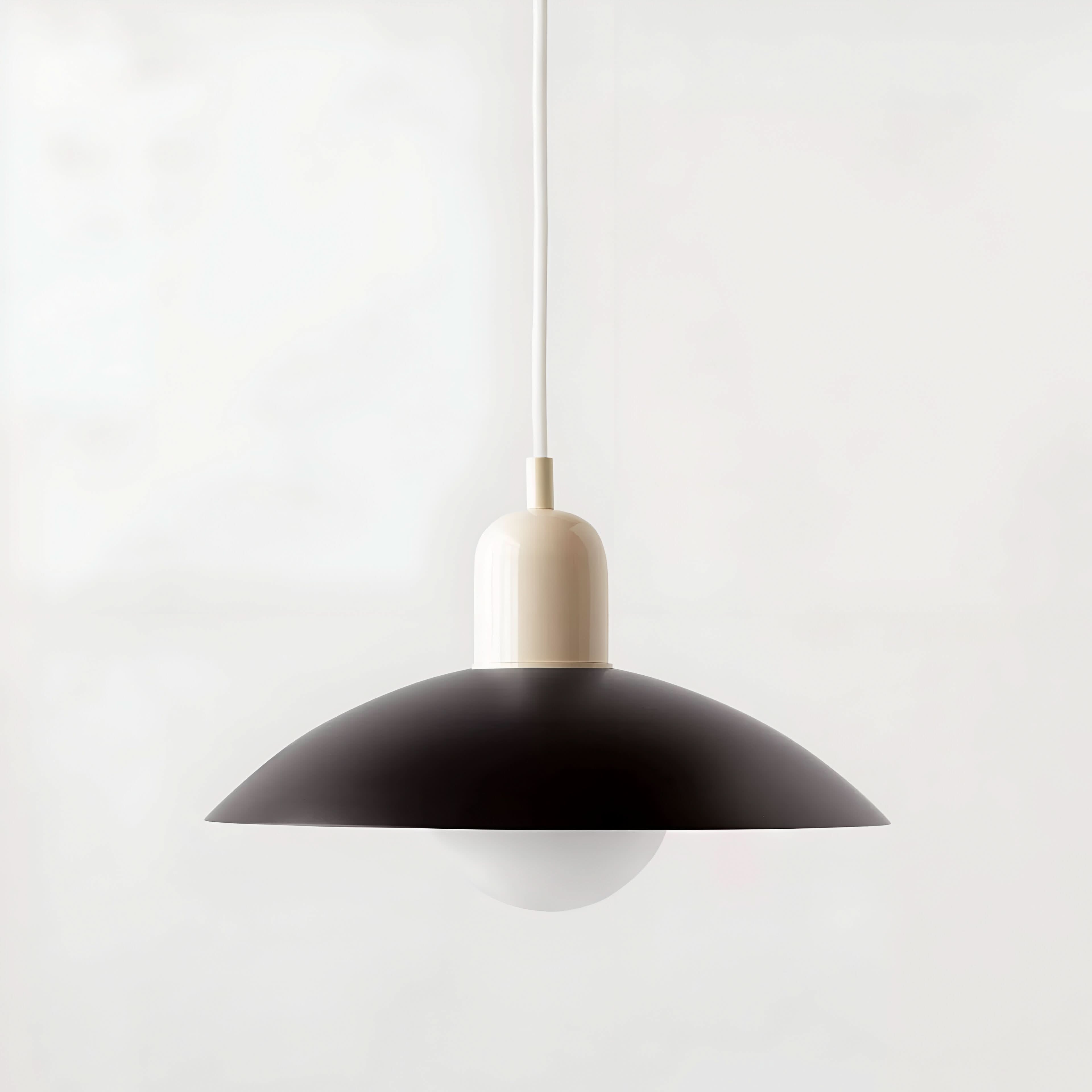 Lampada a Sospensione Modern Macaron Bauhaus – Ombra in Ferro