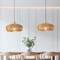 Vireye | Lampada a sospensione in legno nordico giapponese con design a cupola per soggiorni e aree pranzo