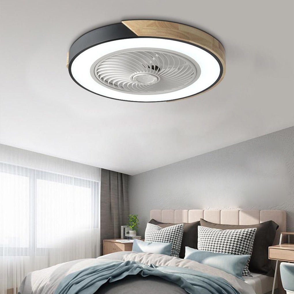 Laurentia - Lampada da soffitto LED moderna con ventilatore