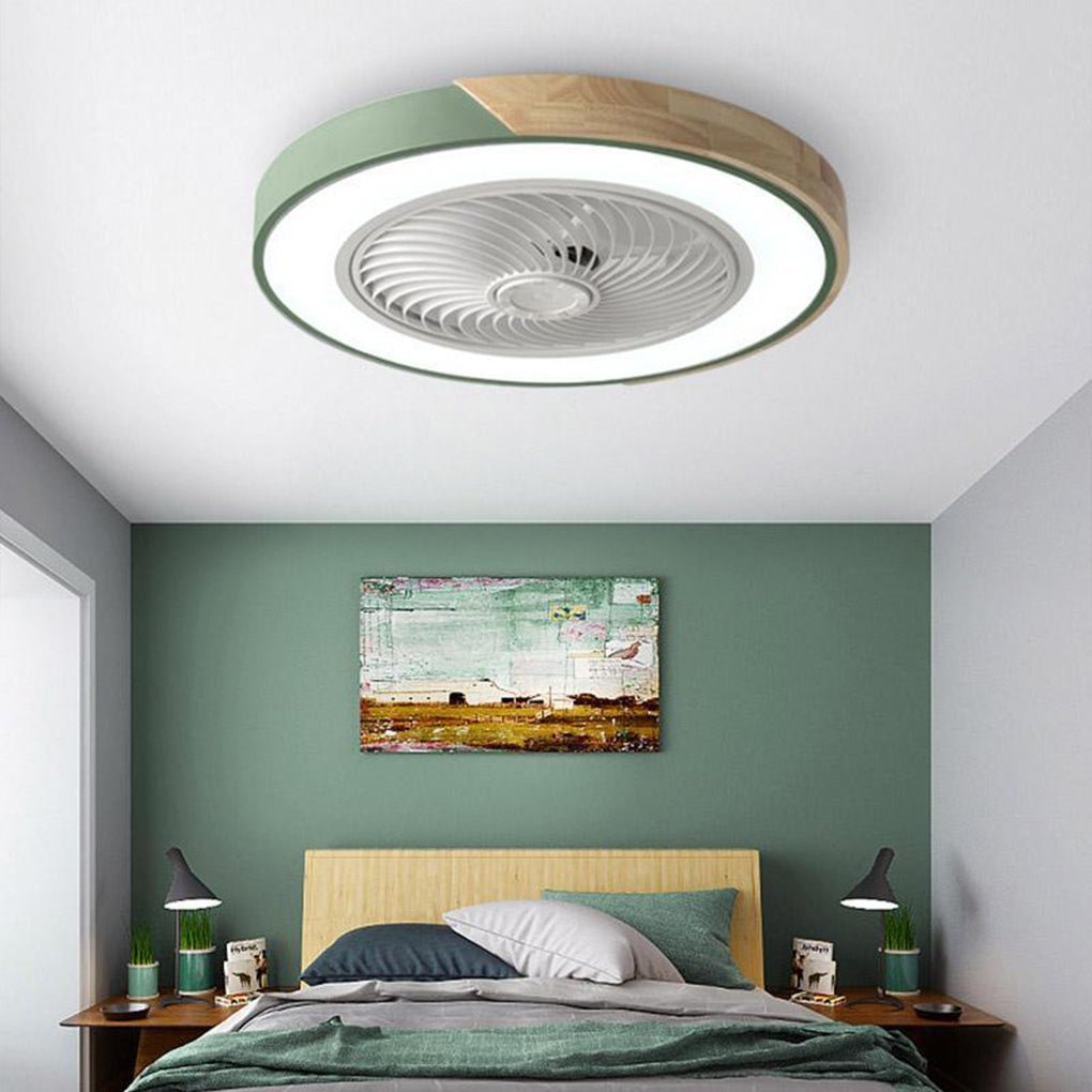 Laurentia - Lampada da soffitto LED moderna con ventilatore