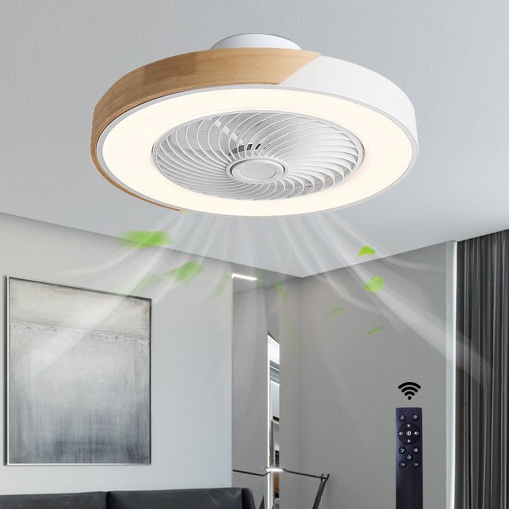 Laurentia - Lampada da soffitto LED moderna con ventilatore