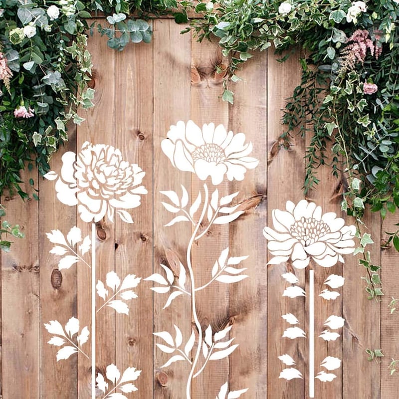 Set di stencil fiori in fiore | Riutilizzabile | Versatile | Petalcraft