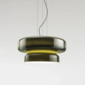 Elmirae | Lampada a Sospensione in Vetro Cromato Moderno per Aree Pranzo e Soggiorni