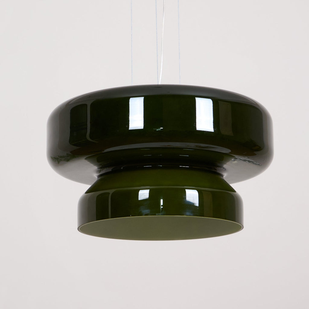 Elmirae | Lampada a Sospensione in Vetro Cromato Moderno per Aree Pranzo e Soggiorni