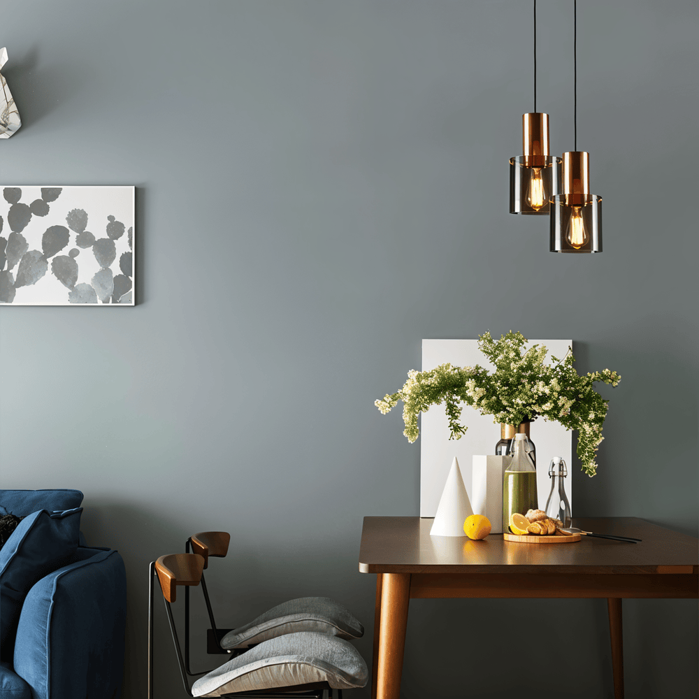 BottleLite – Lampada a sospensione cilindrica moderna in vetro e metallo