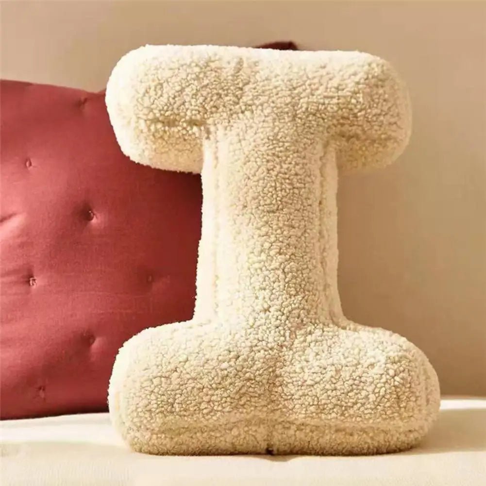 Cuscino Lettere | Cuscino Decorativo Alfabetto | Morbido e Personalizzabile | Alphora