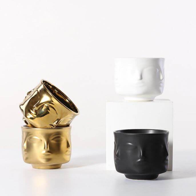 Vaso Testa di Buddha
