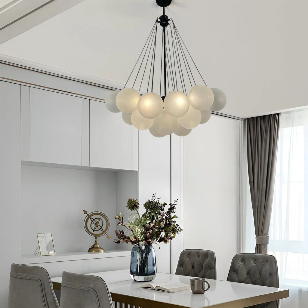 Lampadario Karlene con Palline Opache