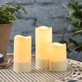Set di 3 Candele Solari