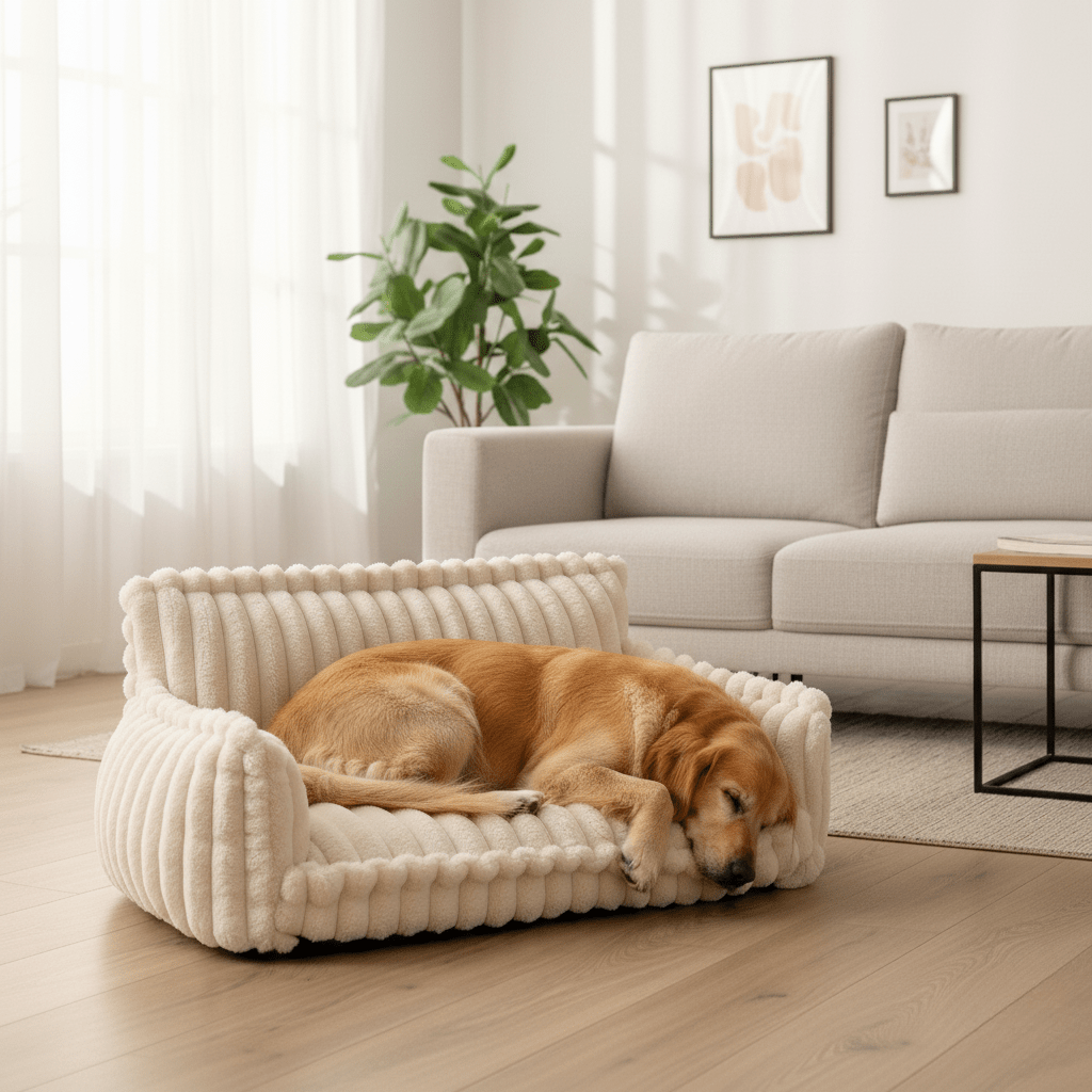 DOGVIA – Divano ortopedico per cani morbido e lavabile per animali domestici