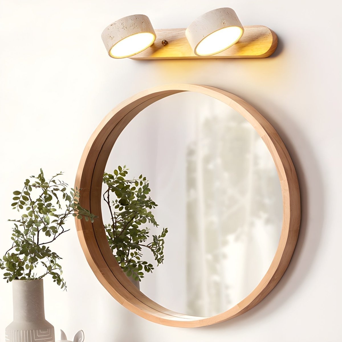 AVERRA – Applique LED in travertino per un lusso architettonico