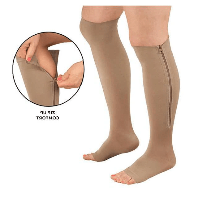 CIRCULARELIEF – Calze compressive con cerniera per supporto e sollievo