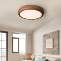 Evarael | Lampada a soffitto LED in legno moderno, minimalista, per camera da letto e sala da pranzo