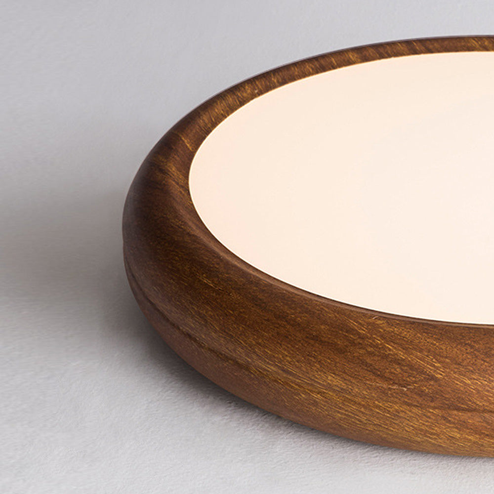 Evarael | Lampada a soffitto LED in legno moderno, minimalista, per camera da letto e sala da pranzo