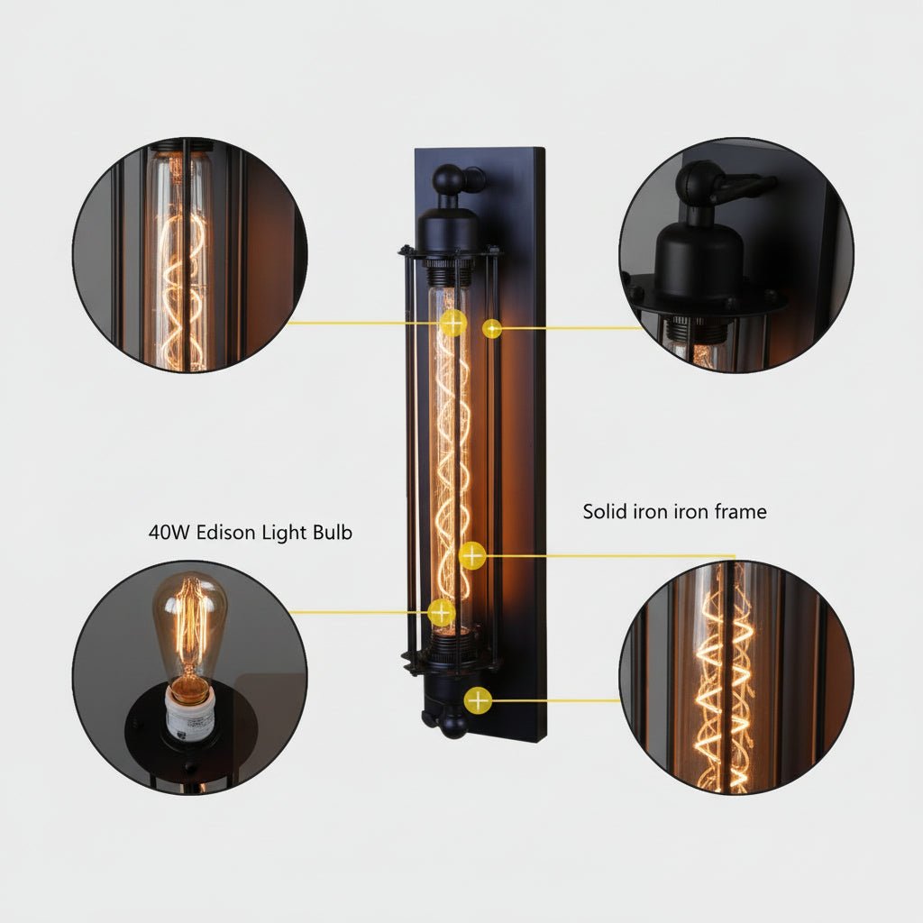 REGALIGHT – Applique LED vintage classica per un'illuminazione suggestiva