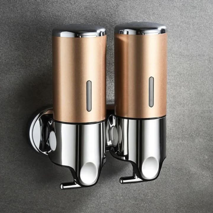 SOAPFORT – Dispenser di sapone di alta qualità da parete con design elegante in acciaio inossidabile