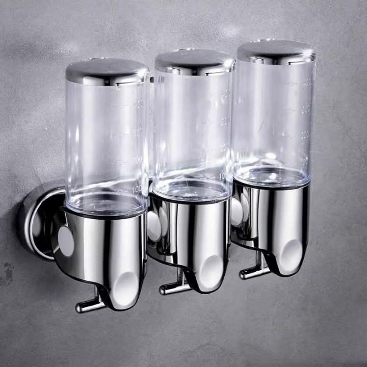 SOAPFORT – Dispenser di sapone di alta qualità da parete con design elegante in acciaio inossidabile