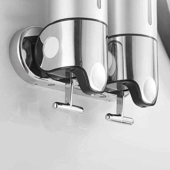 SOAPFORT – Dispenser di sapone di alta qualità da parete con design elegante in acciaio inossidabile