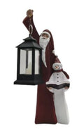 Scultura di Babbo Natale e Pupazzo di Neve