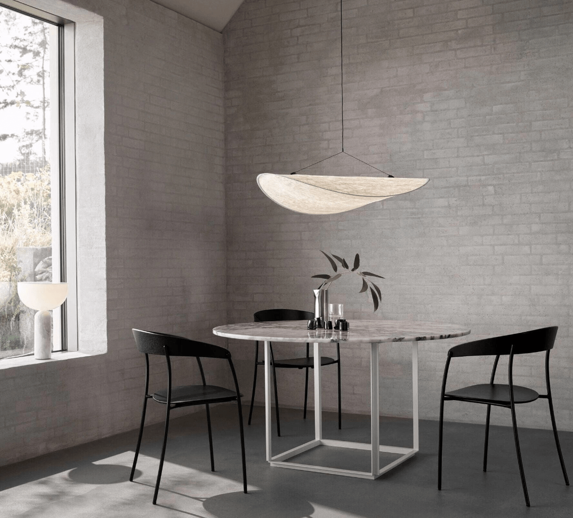 EleganceLoom - Lampada a sospensione in seta - Design moderno - Chic e sofisticato