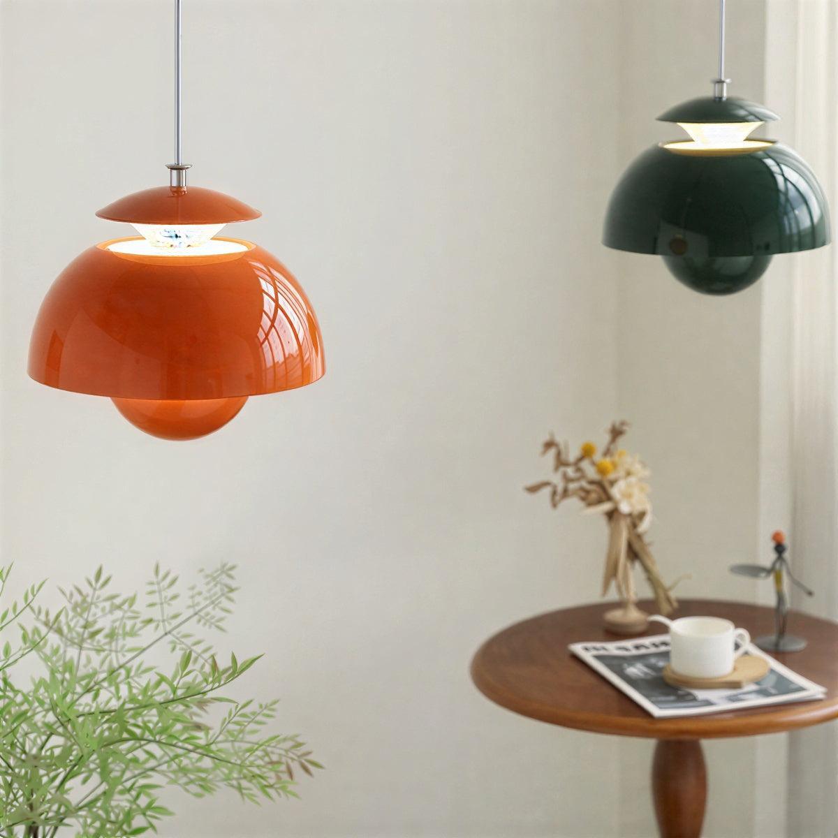 Lampadario a Sospensione con Design Ispirato ai Bottoni