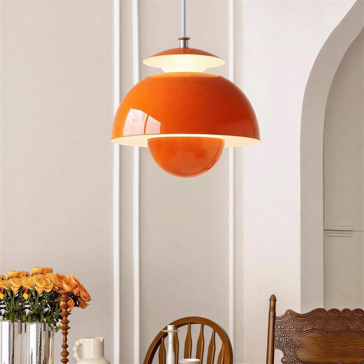 Lampadario a Sospensione con Design Ispirato ai Bottoni