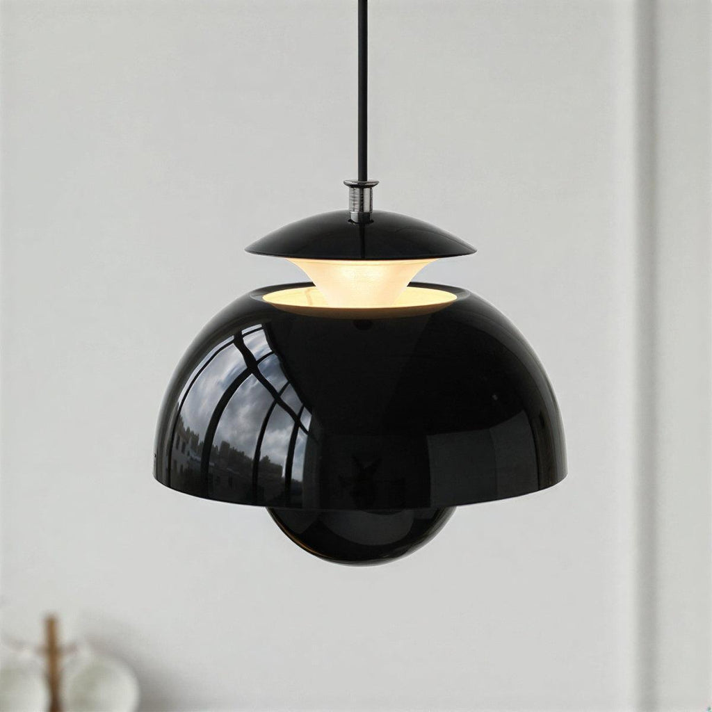 Lampadario a Sospensione con Design Ispirato ai Bottoni