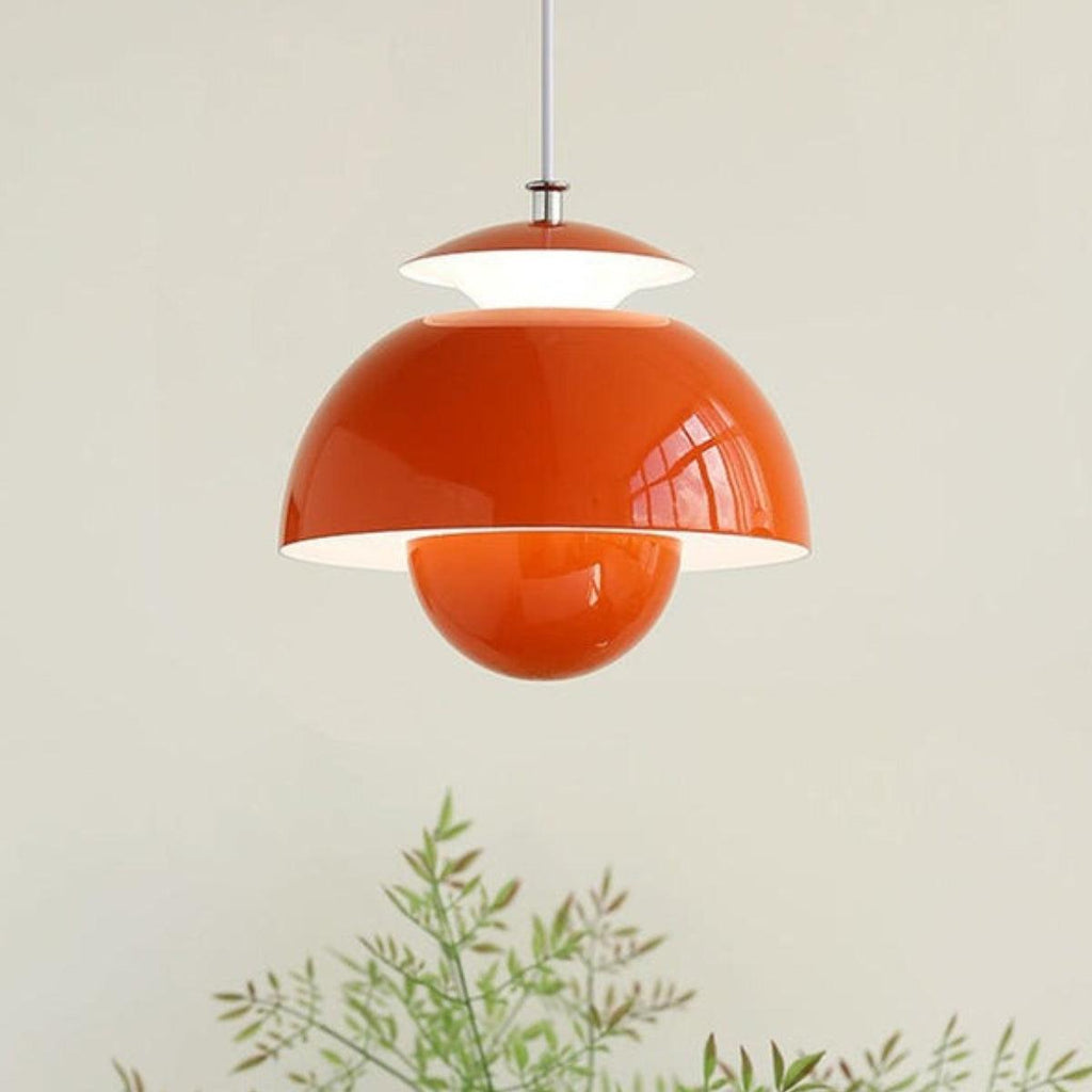 Lampadario a Sospensione con Design Ispirato ai Bottoni