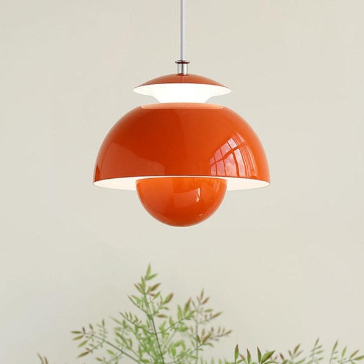 Lampadario a Sospensione con Design Ispirato ai Bottoni