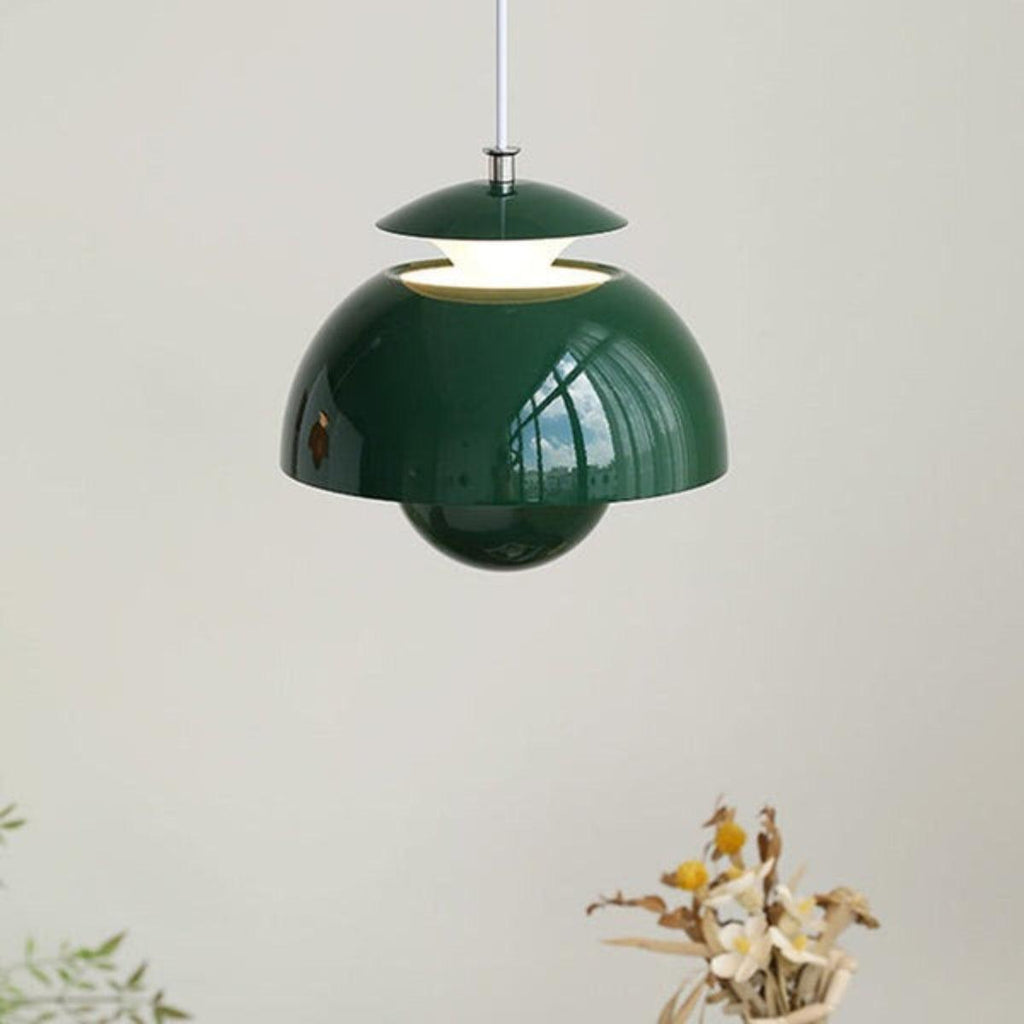 Lampadario a Sospensione con Design Ispirato ai Bottoni