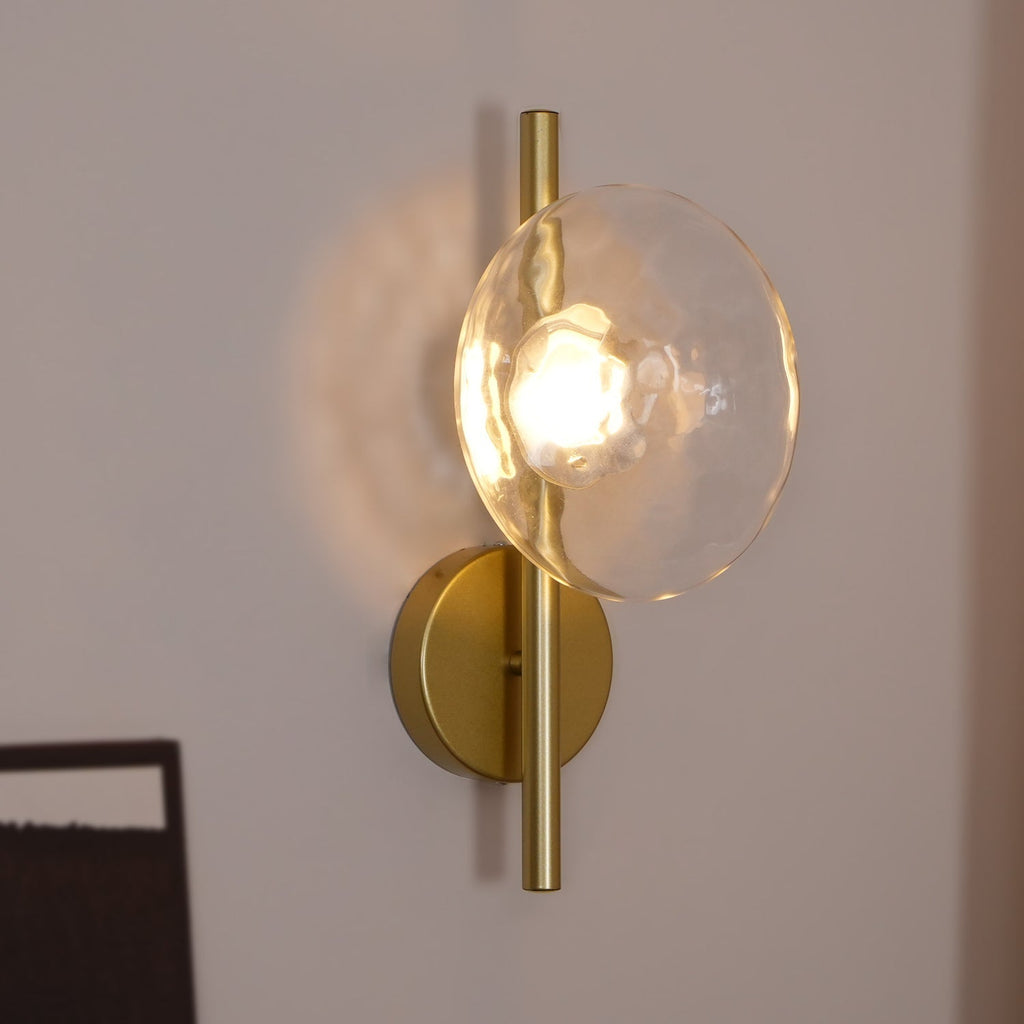 Noreva | Applique in Vetro Scultoreo con LED Integrato per Illuminazione Interni Moderni