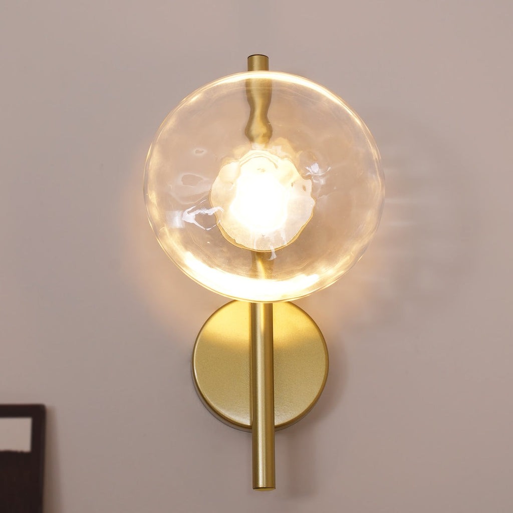 Noreva | Applique in Vetro Scultoreo con LED Integrato per Illuminazione Interni Moderni